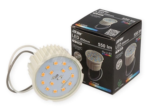 wkład żarówka led 50mm niska ściemnialna