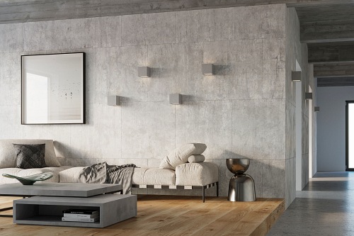 Kinkiet ścienny LEO 1xG9 beton