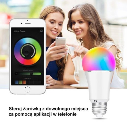 Żarówka LED GU10 Tuya Smart 5,5W 120st RGBW 2700-6500K 400lm