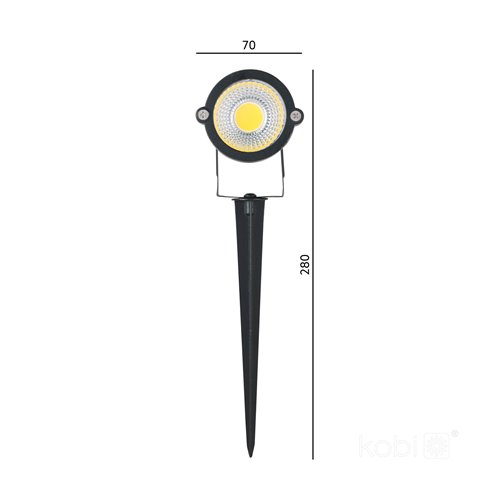 Reflektor ogrodowy LED wbijany Blake 5W 4000lm 3000K