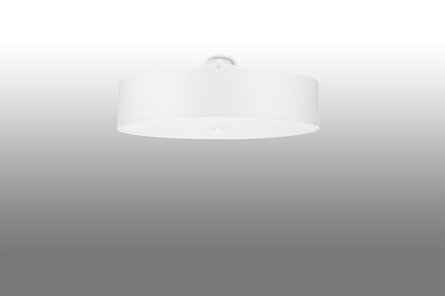 Lampa sufitowa SKALA okrągła 50 cm 5xE27 biała