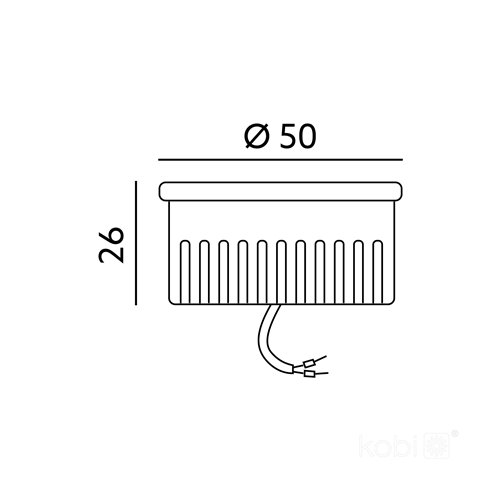 Wkład żarówka LED fi 50mm 230V 5W 400lm 3CCT