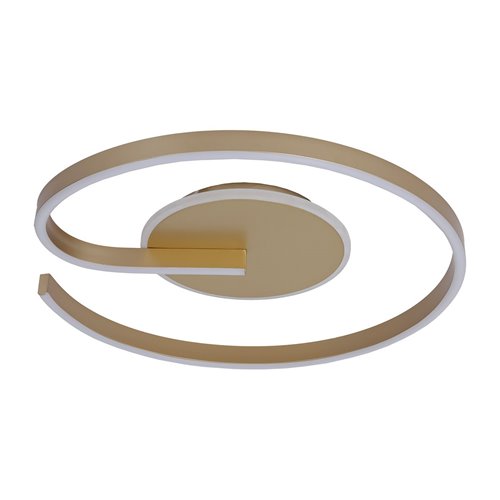 Lampa sufitowa nowoczesna LED Spiral 22W złota