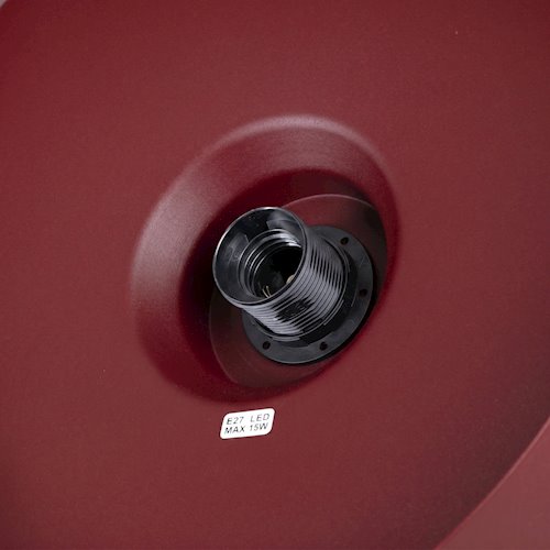 Lampa wisząca klasyczna Bilo 1xE27 burgundowa