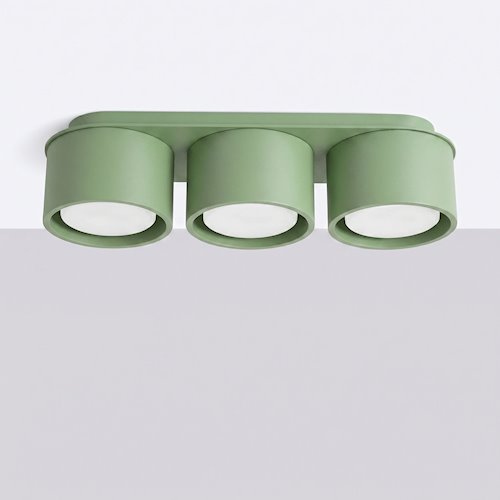 Lampa sufitowa potrójna tuba Modo 3xGx53 szałwiowa