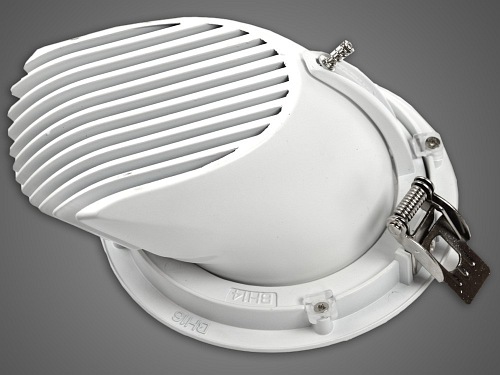 Downlight LED 12W podtynkowy, obrotowy RUSH - biała dzienna