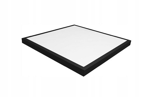 Panel LED 60x60 czarny 60W 5200lm natynkowy - biała ciepła