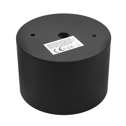 Oprawa sufitowa LED okrągła 8W CCT czarna IP54