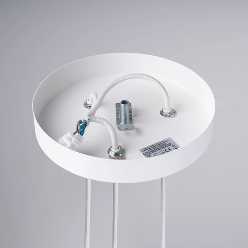 Lampa wisząca potrójna Arche okrągła 3xG9 biała