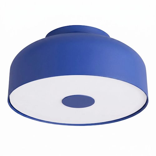 Lampa sufitowa okrągła Omiq 4xE27 ultramarynowa