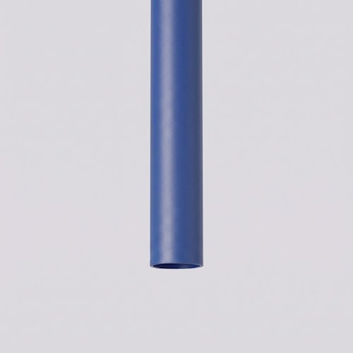 Lampa wisząca potrójna tuba Pastelo 3P 3xG9 okrągła ultramarynowa