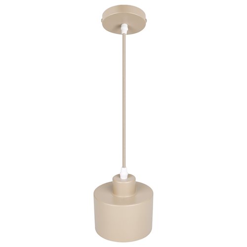 Lampa wisząca Loft 1xE27 Elena beżowa