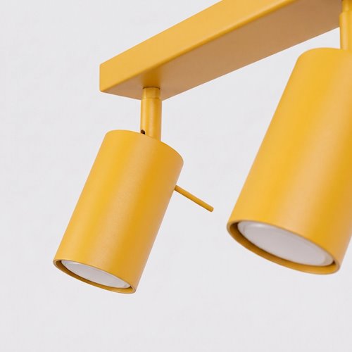 Kinkiet listwa z reflektorami Ring 2xGU10 żółty