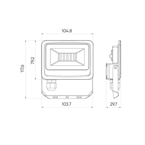 naświetlacz led 10w