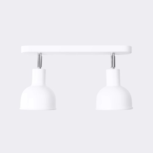 Lampa sufitowa z reflektorami Elba 2xE27 biała