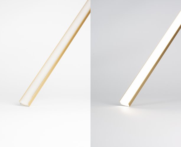 Oprawa liniowa LED IP68 AQU złota 4500K 60cm