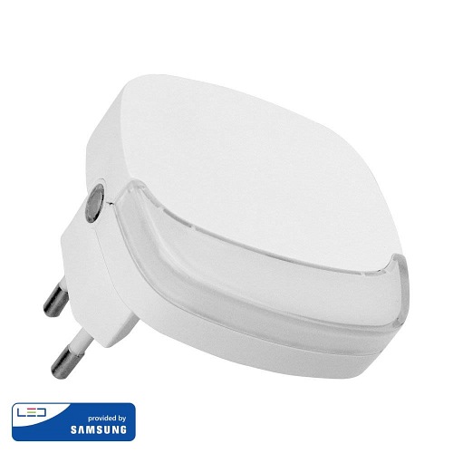 Lampka wtykowa LED Samsung Kwadrat 65x65x53.4mm V-TAC VT-82 4000K 10lm