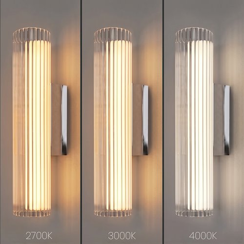 Kinkiet ścienny liniowy LED 6W 3CCT 30cm akryl chrom