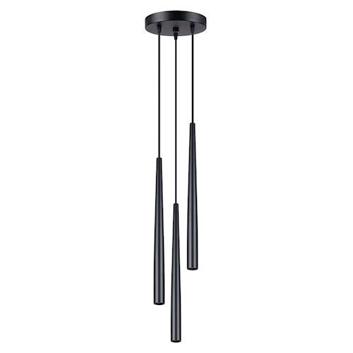 Lampa wisząca potrójna Bliss 3xG9 okrągła czarna