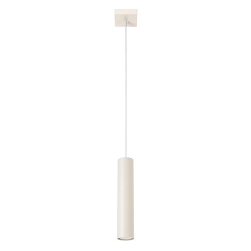 Lampa wisząca pojedyncza tuba Lagos 1xGU10 beżowa