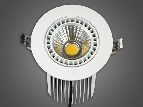 Downlight LED 12W podtynkowy, obrotowy RUSH - biała dzienna