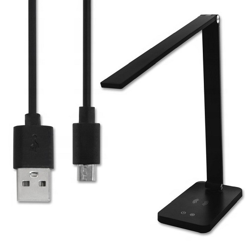 lampka led na biurko z ladowarka indukcyjna