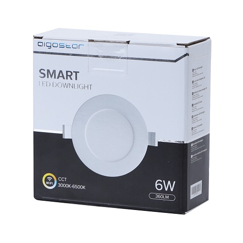 Panel LED SMART Wi-Fi 6W okrągły CCT 3000-6500K