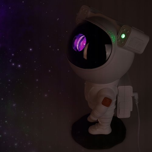 Lampka LED dla dzieci projektor gwiazd Astronauta 23cm