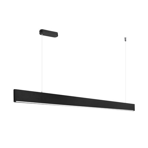 Lampa wisząca LED Slim Milky czarna 30W 120cm 3000K