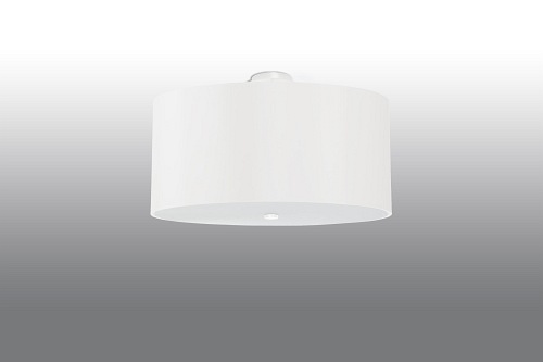 Lampa sufitowa okrągła OTTO 50 cm 5xE27 biała