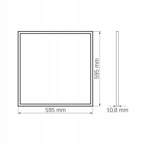 Panel LED krawędziowy Domeno 60x60 40W 4000lm 4000K