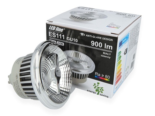 Żarówka LED ES111 GU10 230V 15W 900lm 24 stopnie LED line® - biała dzienna
