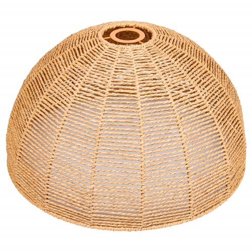 Lampa wisząca Boho 1xE27 z plecionym kloszem 45cm