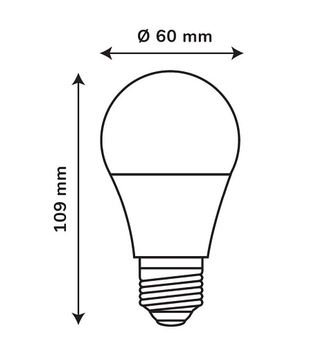 Żarówka LED E27 10W ciepła