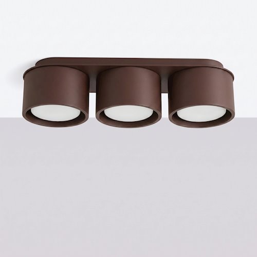 Lampa sufitowa potrójna tuba Modo 3xGx53 brązowa