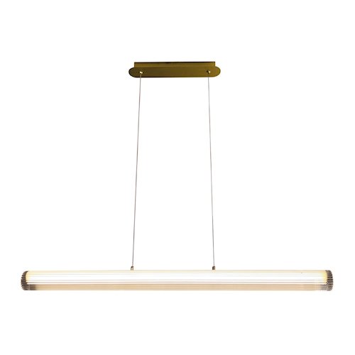 Lampa wisząca liniowa LED akrylowa 16W 3CCT 90cm złota