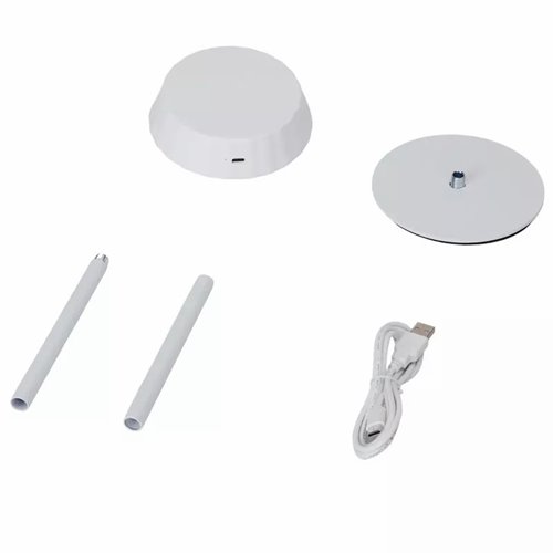 Lampka stołowa LED dotykowa 2,4W z akumulatorem biała