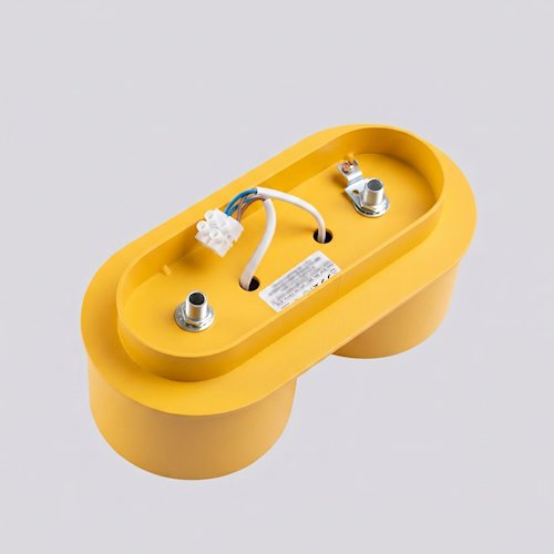 Lampa sufitowa podwójna tuba Modo 2xGx53 żółta