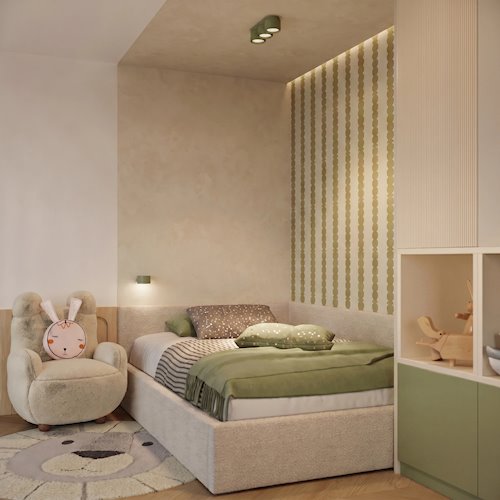 Lampa sufitowa potrójna tuba Modo 3xGx53 zielona oliwkowa