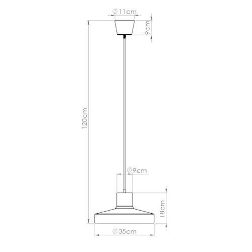 Lampa wisząca klasyczna Bilo 1xE27 różowa
