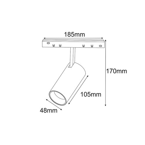 Reflektor magnetyczny Spotlight Mi-Light Smart biały 10W CCT