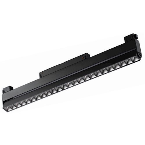 Reflektor magnetyczny Grille Genesis czarny 12W 22cm 3CCT
