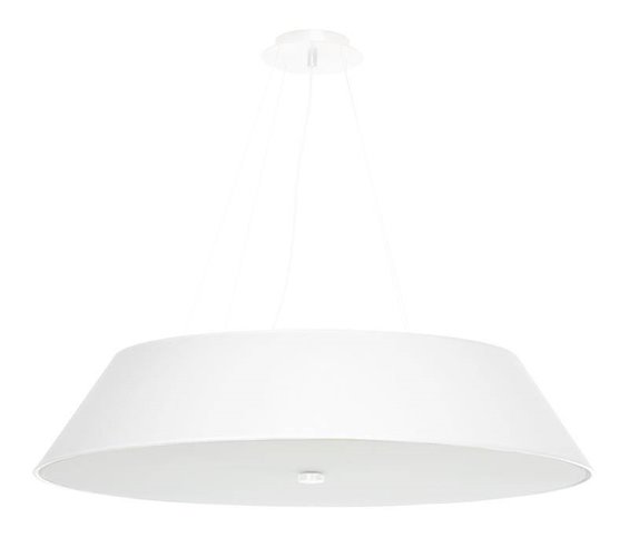 Lampa wisząca okrągła VEGA 70 cm 5xE27 biała