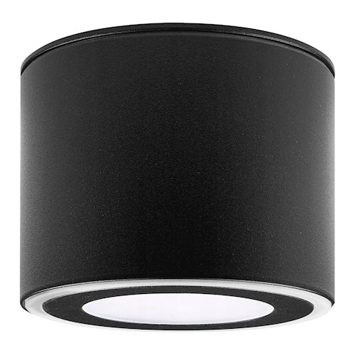 Oprawa natynkowa Tuba GX53 IP54 akryl czarna 82x60mm