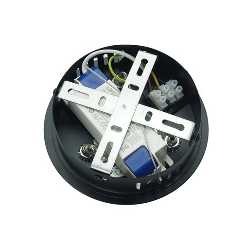 Lampa wisząca czarno-złoty okrąg Miltao 36W