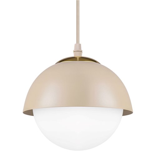 Lampa wisząca pojedyncza E27 Velia 18cm kaszmir