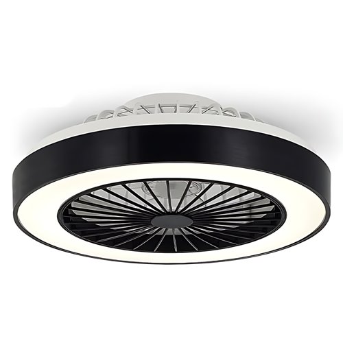 Lampa sufitowa LED okrągła 49cm 51W z wentylatorem i pilotem