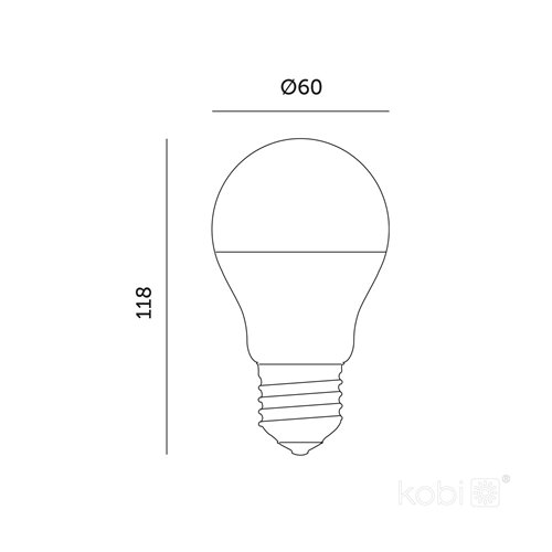 Żarówka LED E27 A60 do uprawy roślin Planty 11W