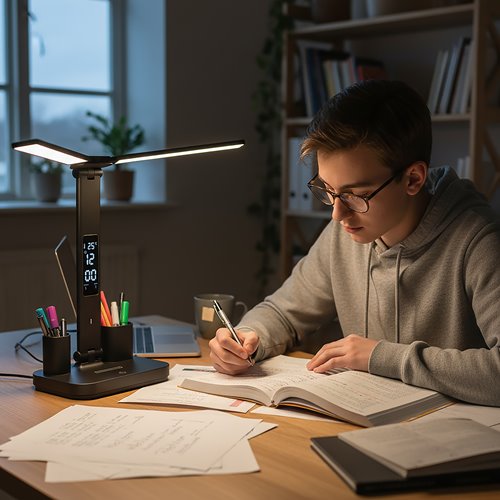 Lampka biurkowa LED Noblite Duo 5W 3CCT czarna