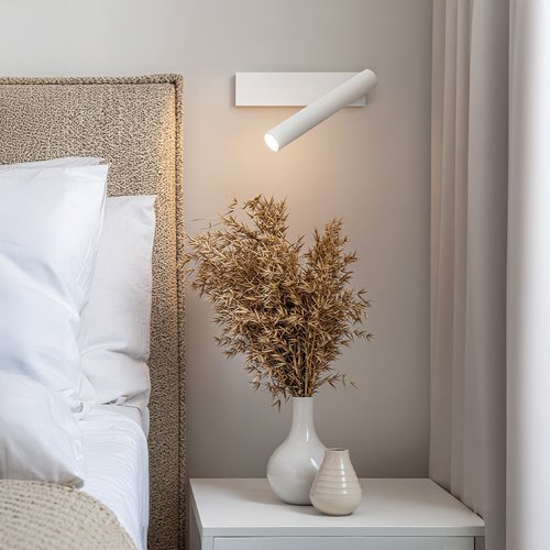 Reflektor ścienny Slim Tube COB 6W CCT biały